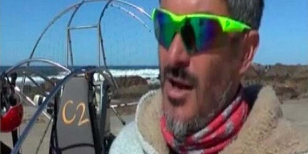 Hallaron el cuerpo del instructor de parapente que había salido desde Chajarí y cayó al mar uruguayo