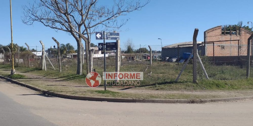 El Municipio de Federación licita la venta de 4 lotes en terreno del ex corralón municipal