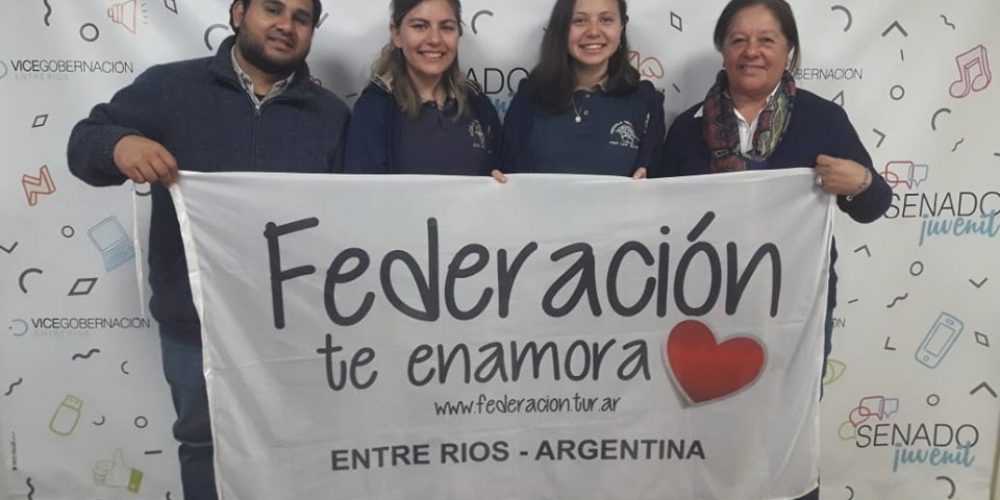 Alumnas federaenses nos representan en el Senado Juvenil de Paraná