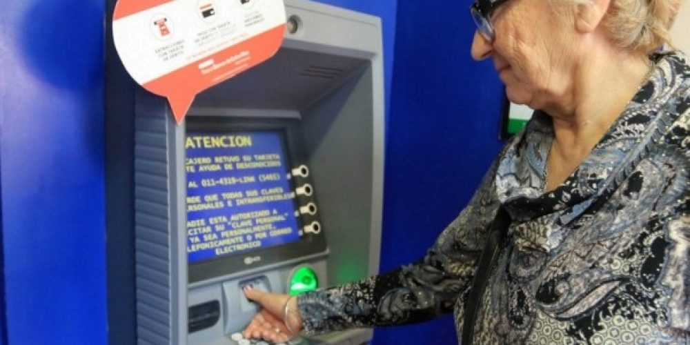 Recibos de jubilados se pueden obtener en cajeros automáticos