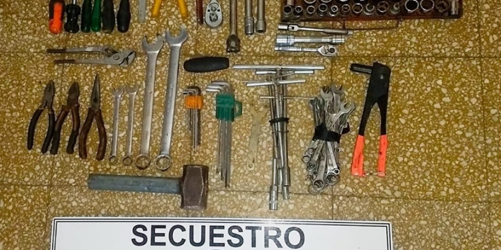 Federación: Personal policial recuperó una gran cantidad de herramientas sustraídas