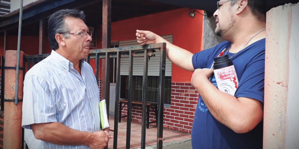 Rubén Rastelli fortalece su propuesta y recibe el acompañamiento de los vecinos