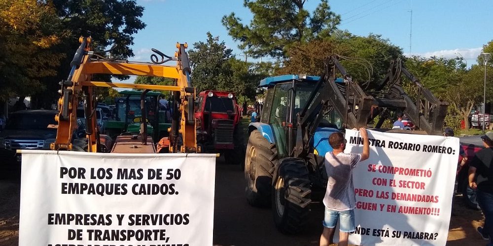 Tractorazo en Chajarí: “Si esto sigue así, volveremos a la ruta con más severidad”, afirman los productores