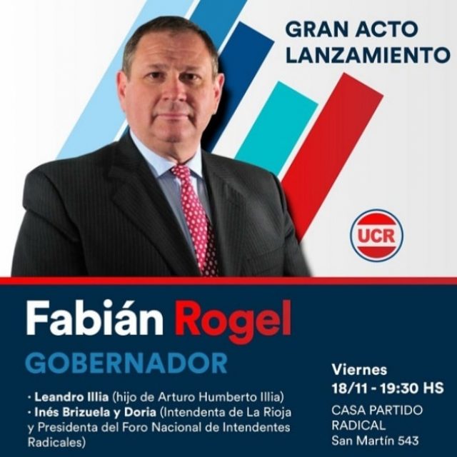El viernes Fabián Rogel lanza su precandidatura a Gobernador