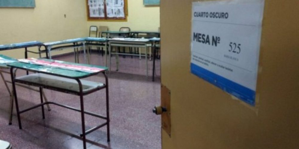 El lunes 28 no habrá clases en las escuelas de la provincia donde se vota