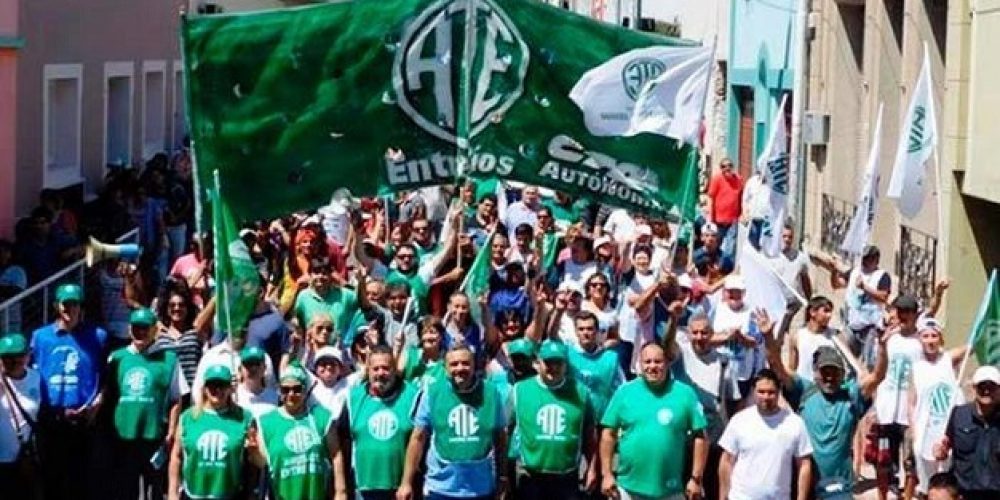 ATE se moviliza este martes en Paraná en el marco del paro nacional