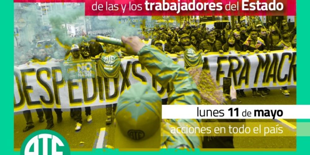 ATE Entre Ríos se suma a la campaña por la reincorporación de los despedidos por Macri