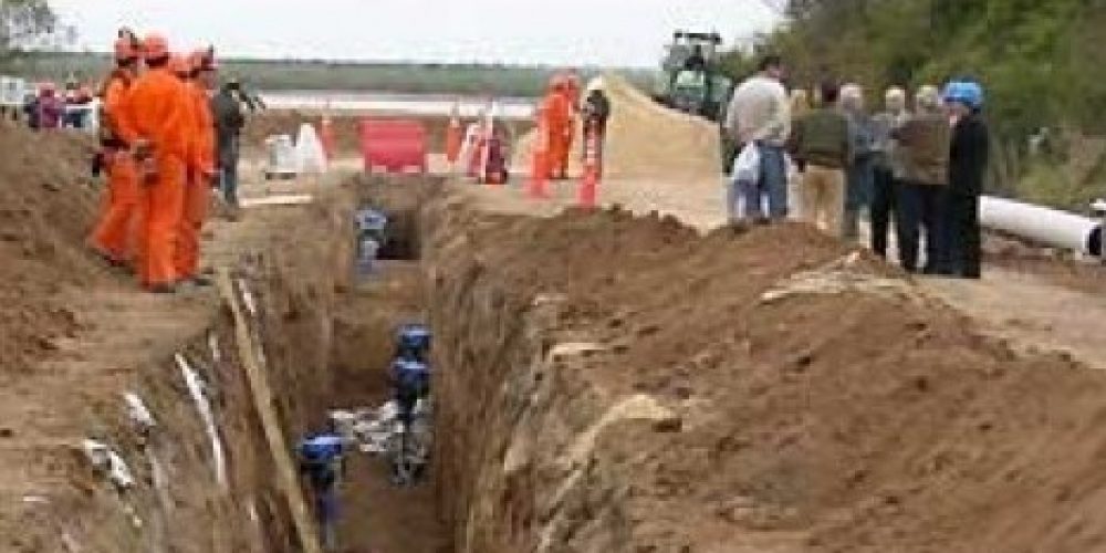 Senadores solicitan un informe sobre el estado de la obra del Acueducto del Norte Entrerriano