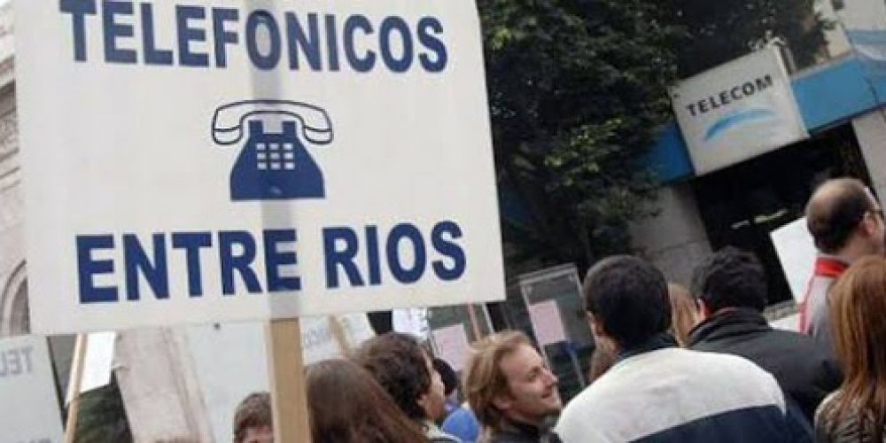 Salarios: Telefónicos de Entre Ríos se suman al paro nacional convocado para el jueves en Telecom y Claro