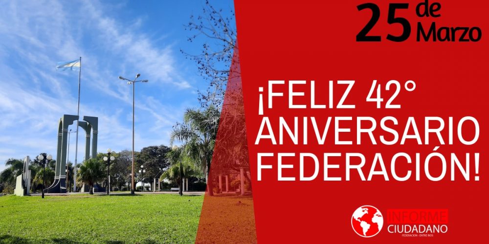 Federación celebra su 42 Aniversario