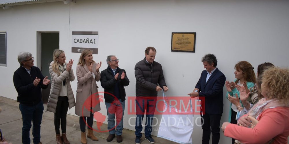 El Gobernador Bordet puso en valor el Centro Recreativo Paraje Azcona