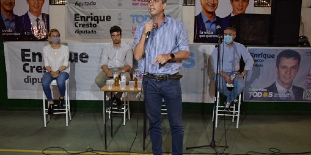 En Chajarí, Cresto destacó los beneficios que trae el Frente de Todos para la provincia