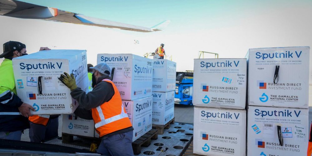Arribaron otras 470035 dosis de Sputnik V a Argentina