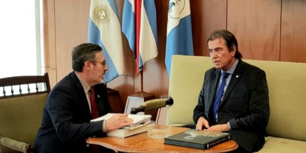 Castrillón y el senador Larrarte dialogaron sobre la reforma del Código Procesal Laboral