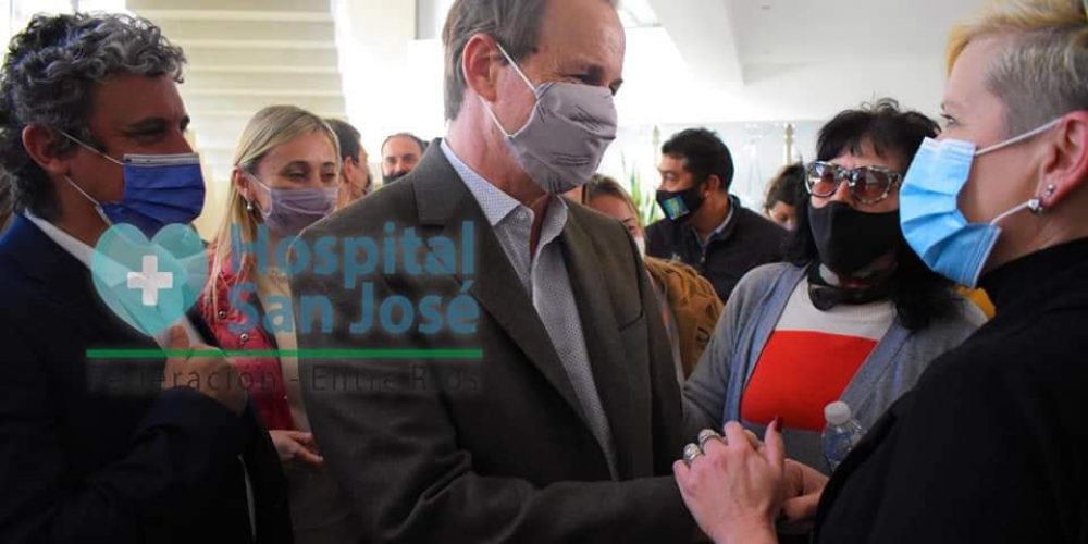 Carolina García entusiasmada por el compromiso de Gustavo Bordet con la salud pública