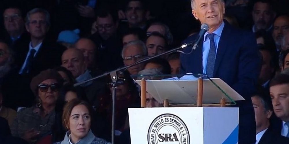 Macri en la Rural: “La Argentina que queremos no está en el pasado, está en el futuro”