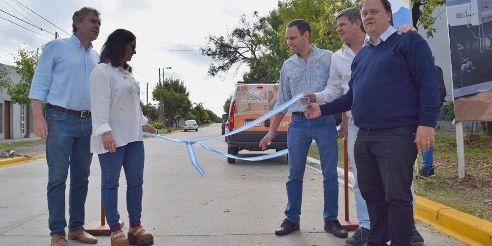 Chajarí: Se inauguraron siete cuadras de pavimento en Barrio Villa Alejandrina