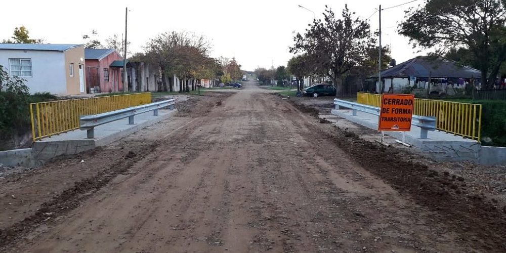 Chajarí: El Municipio construyó un Puente y abre una calle que estuvo cerrada durante muchos años
