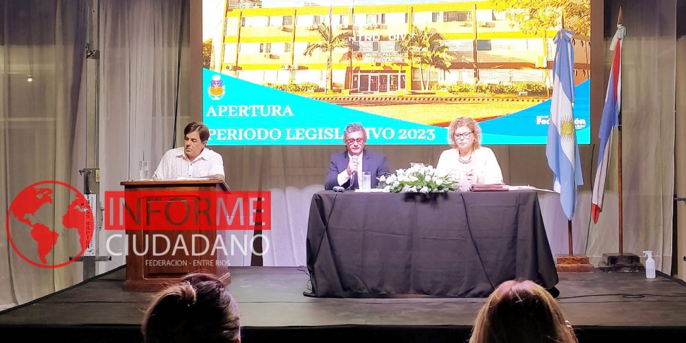 El Intendente Ricardo Bravo Inauguró el período de Sesiones Ordinarias del Concejo Deliberante