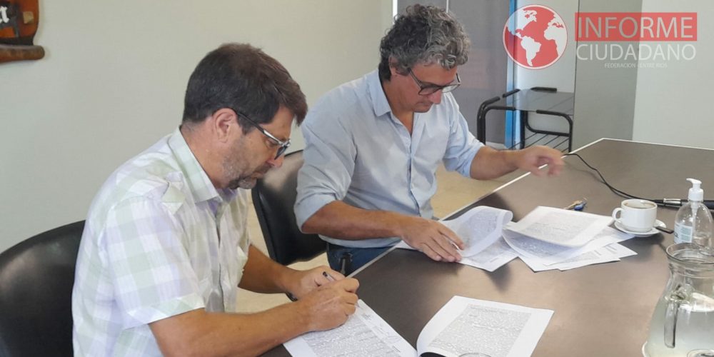 Federación: Se procedió a la firma del contrato de obra para el inicio de las 88 viviendas