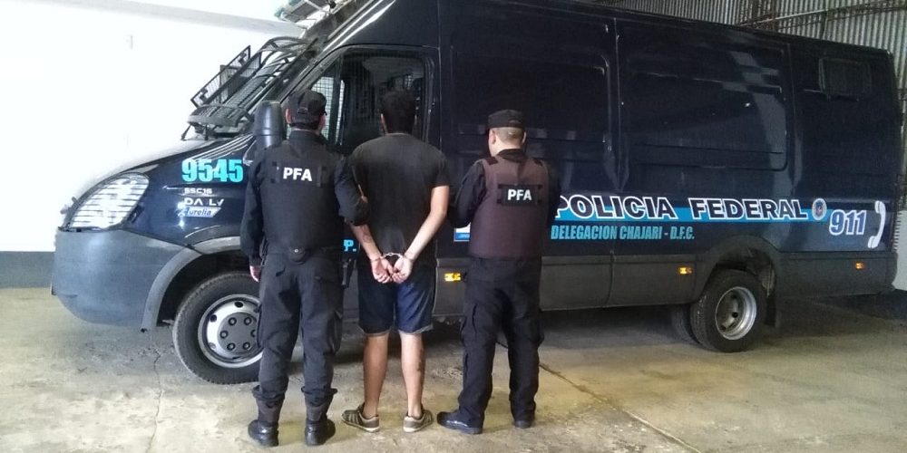 Un hombre trasladaba estupefacientes y fue detenido por la Policía Federal de Chajarí