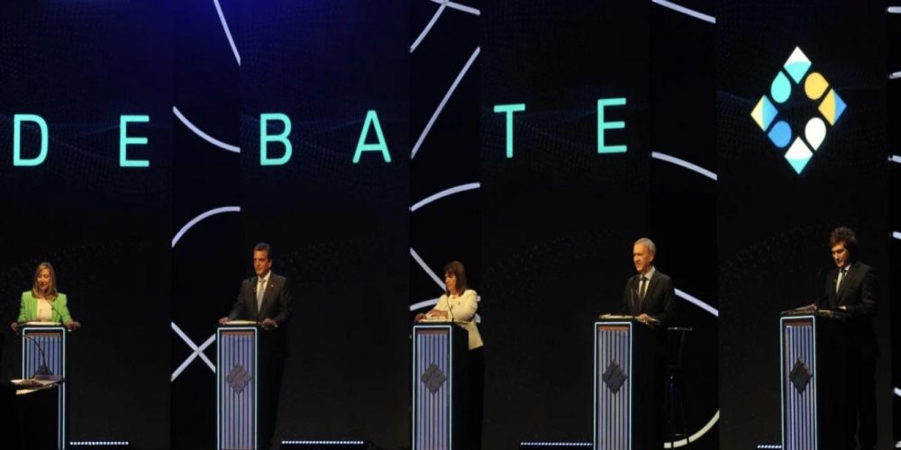 Debate presidencial 2023: cómo resultó el chequeo de las principales afirmaciones