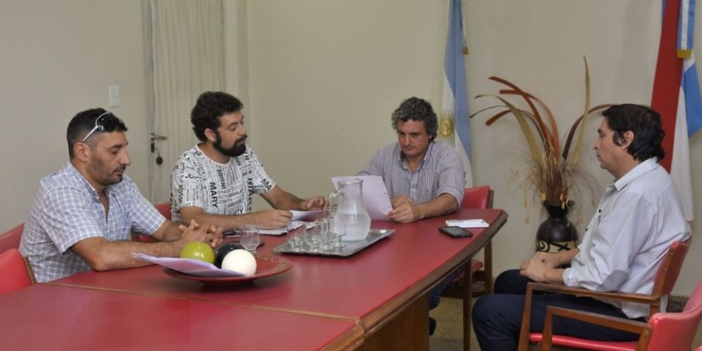 El Intendente Ricardo Bravo se reunió con los Gremios Municipales