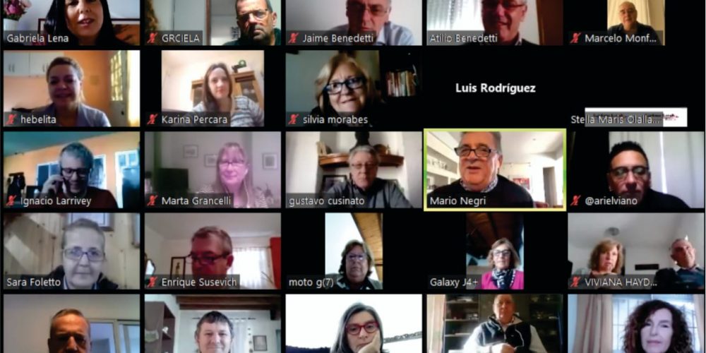 Cerca de mil entrerrianos participaron de una charla virtual con Mario Negri