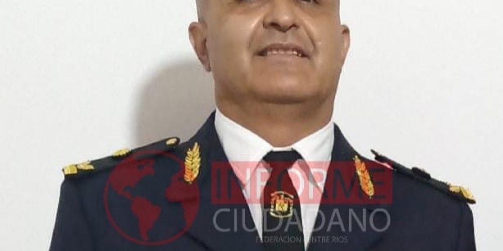 Se retira el Jefe Departamental de Policía Luis Pereyra