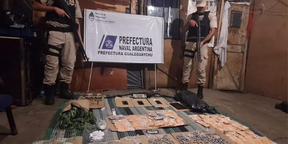 Prefectura desbarató una banda que vendía drogas en Gualeguaychú y en diversas cárceles