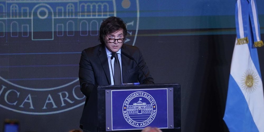 Javier Milei, en su primer discurso como Presidente electo: “La situación de Argentina es crítica, no hay lugar para gruadualismo”