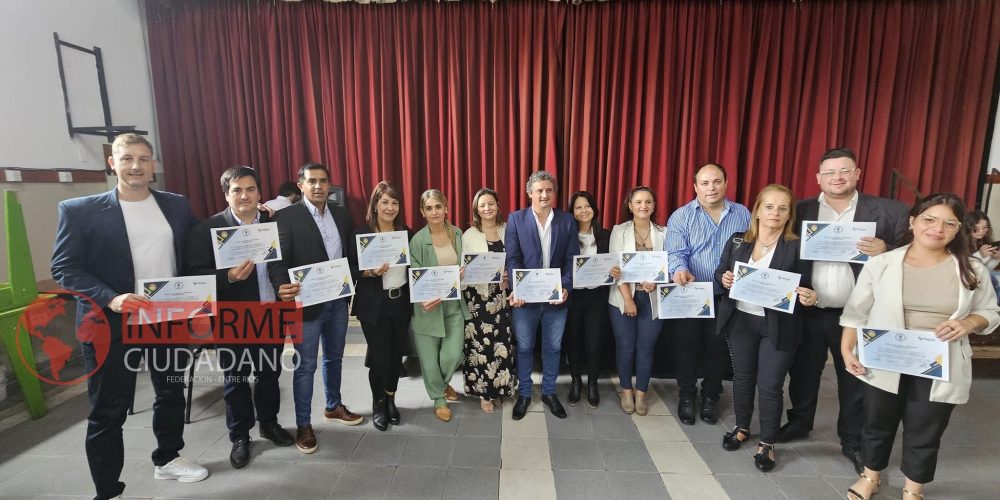 Federación: Se entregaron diplomas a las autoridades electas